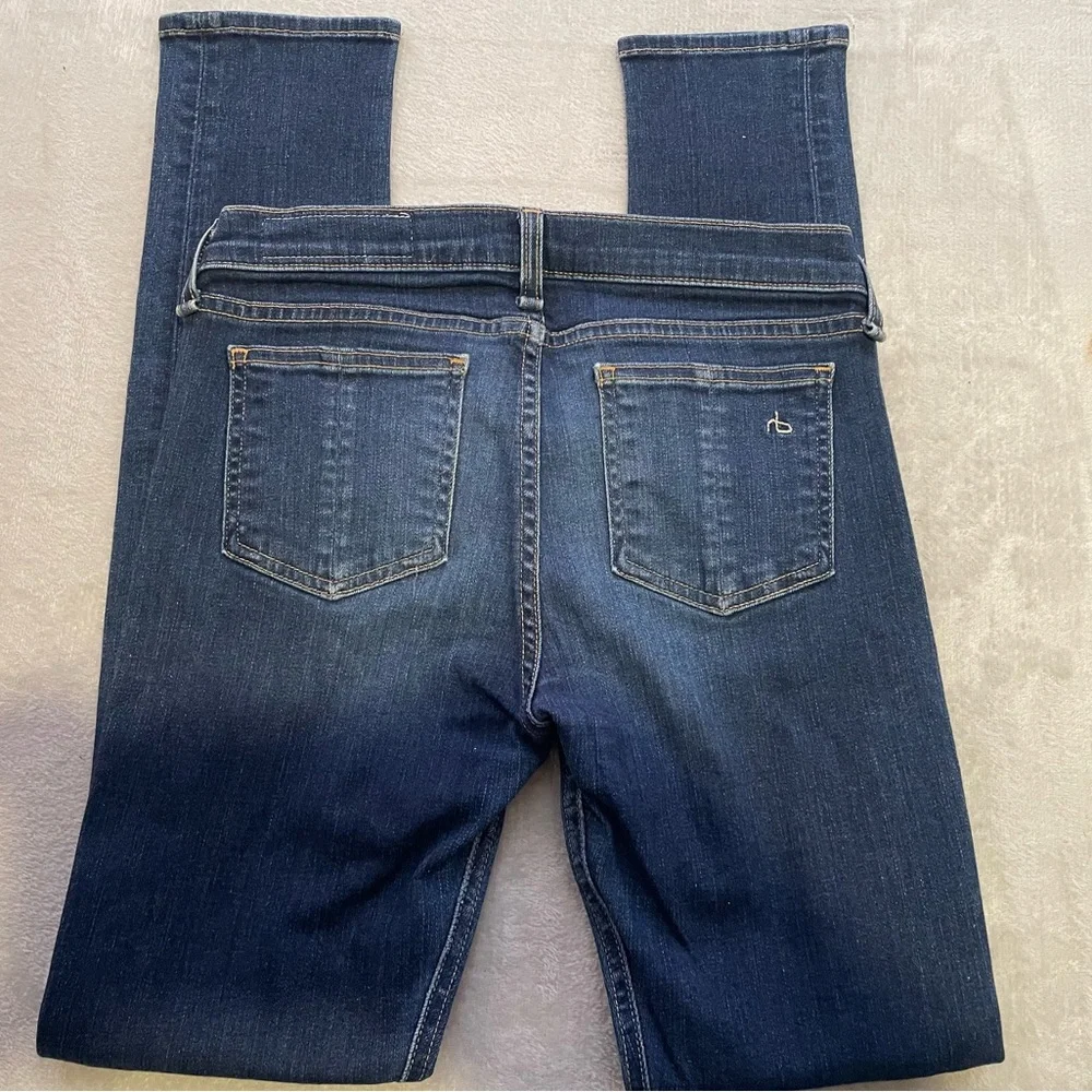 Rag & Bone Skinny Jeans Womens 26 Inseam 28 Distressed - Picture 2 of 3